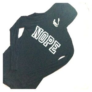 "Nope" hoddie ( Juniors).